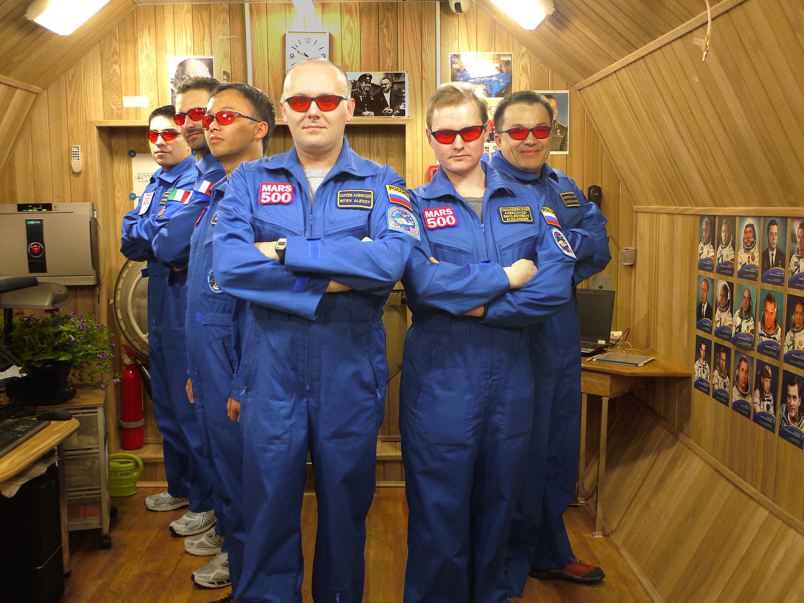 La tripulación del proyecto 'Mars500' tendrá que permanecer aislada 520 días.