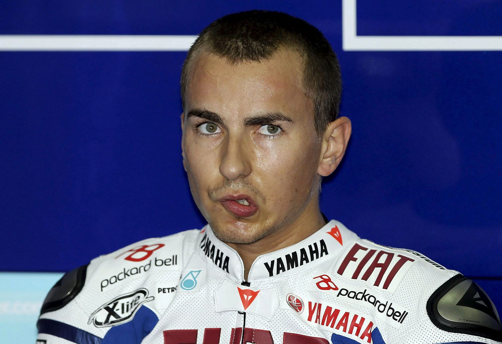 Jorge Lorenzo, en el Gran Premio de Aragón de MotoGP.