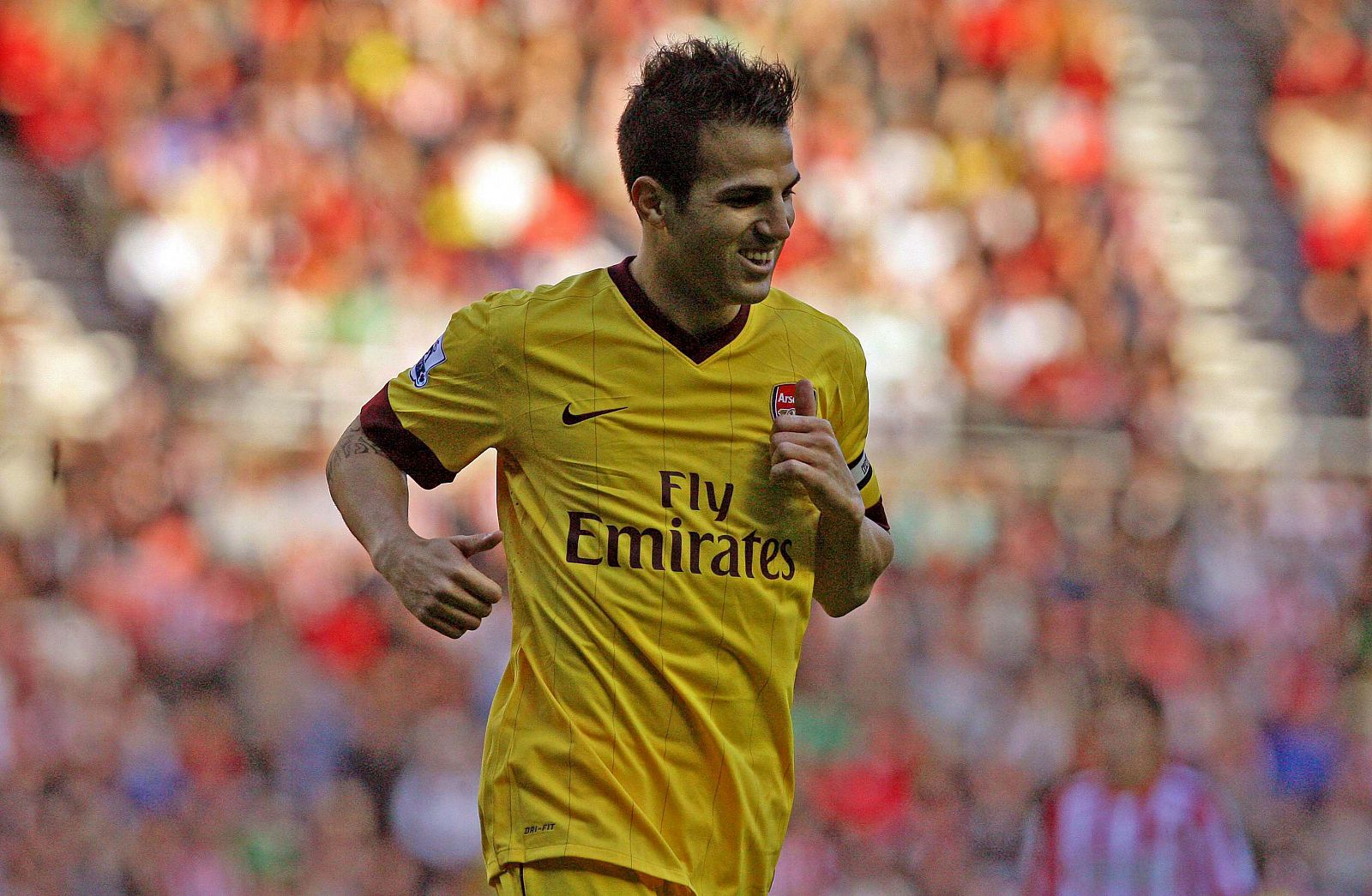 El capitán del Arsenal, el centrocampista español Cesc Fabregas