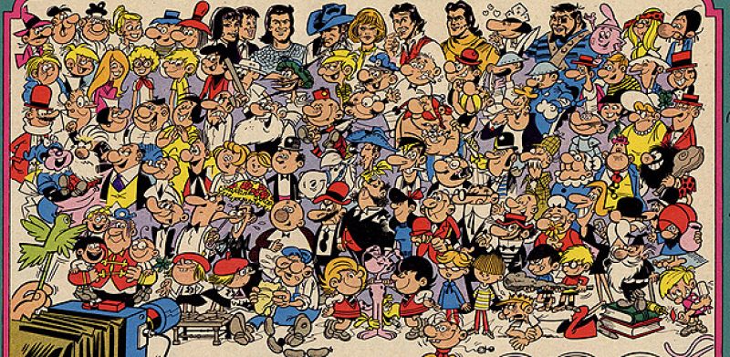 Los personajes más populares de Bruguera