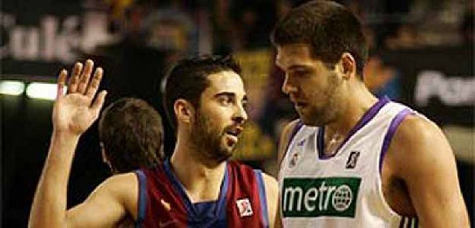 Los capitanes de Real Madrid y Regal Barça, Felipe Reyes y Juan Carlos Navarro.