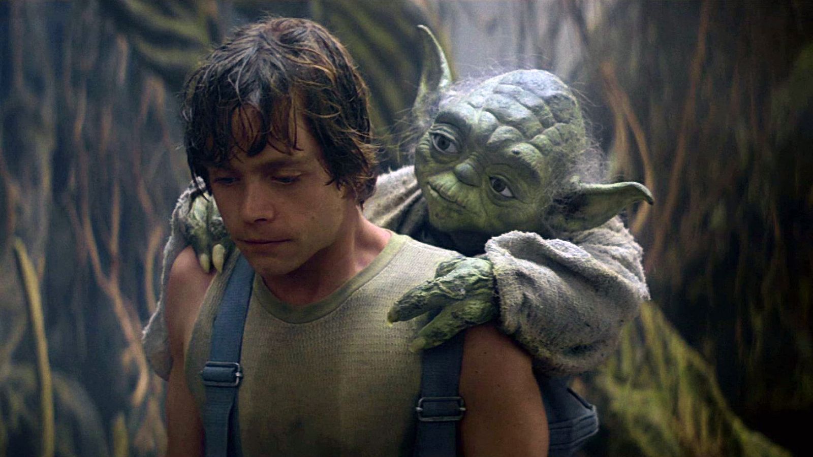 Luke Skywalker y Yoda