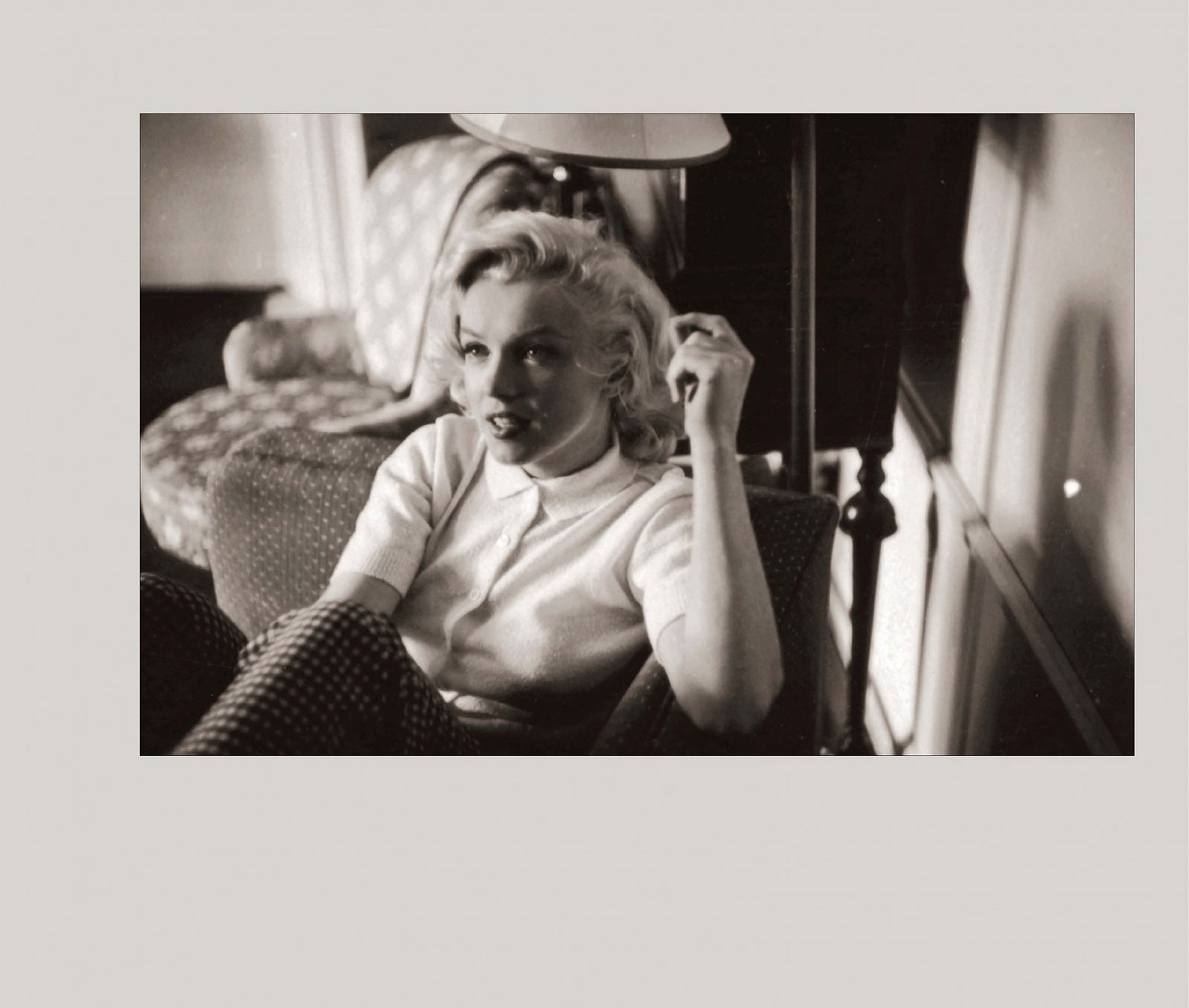 Handout image shows actress Marilyn Monroe from a collection of previously unpublished photos of her in Alberta