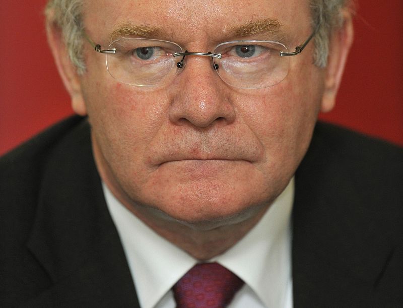 El viceprimer ministro norirlandés y ex líder del IRA, Martin McGuinness, se ha reunido con los antiguos "enemigos" de los republicanos de Irlanda del Norte en un congreso 'tory'.