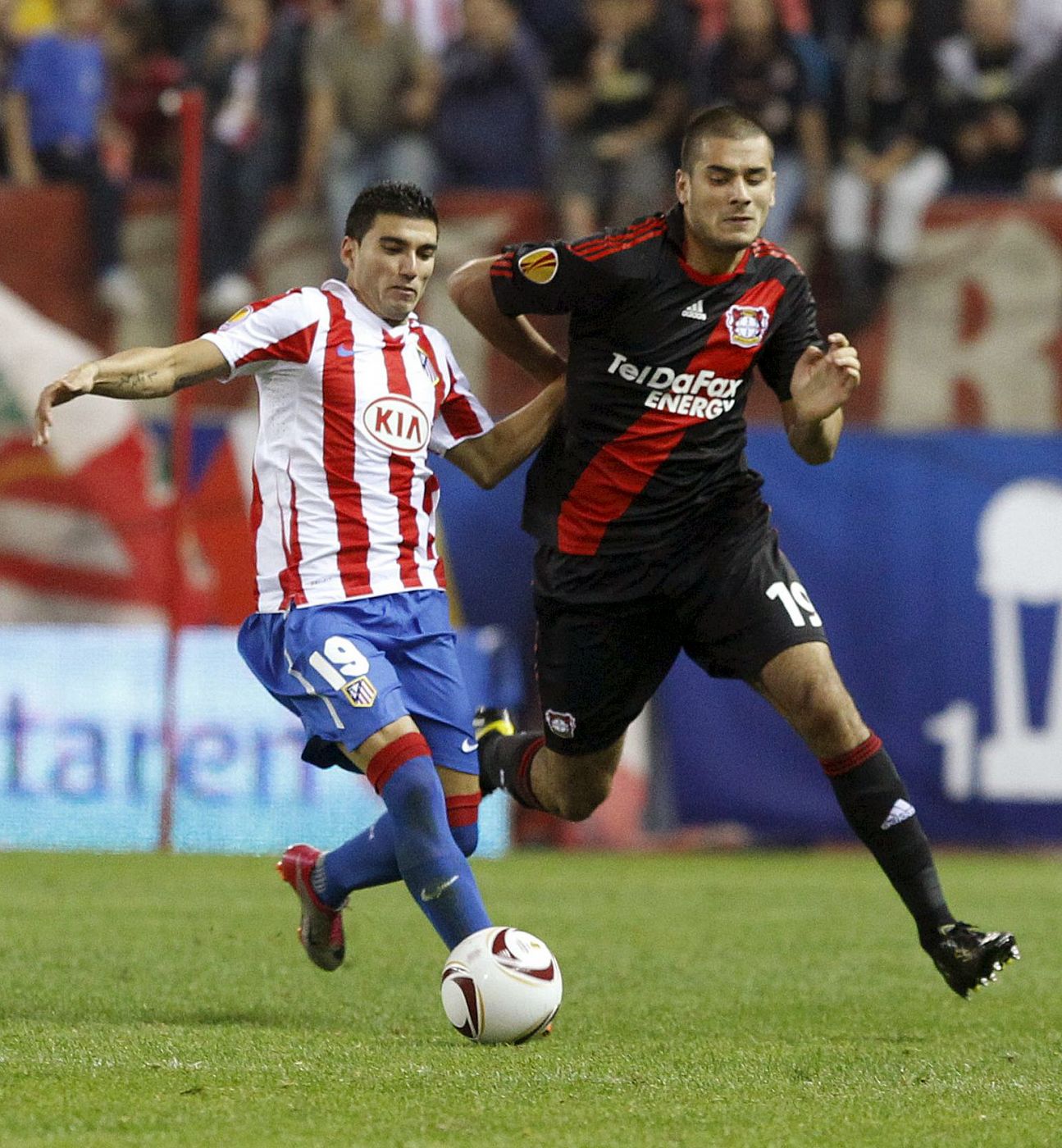 José Antonio Reyes, en el partido ante el Bayern Leverkussen