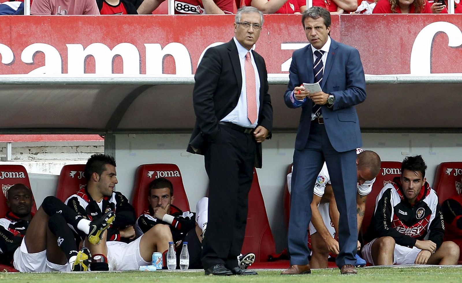 El entrenador del Sevilla FC, Gregorio Manzano