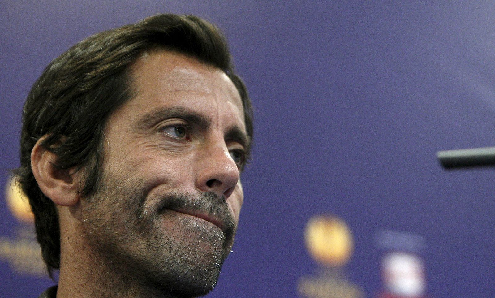 El entrenador del Atlético de Madrid, Quique Sánchez Flores