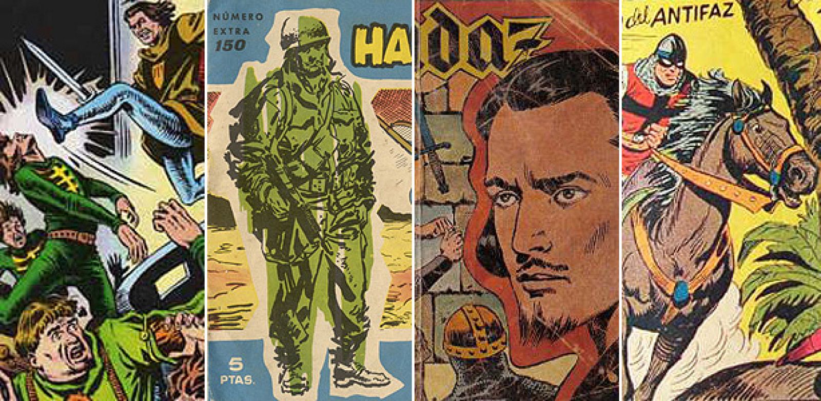 Los cómics de aventuras de la posguerra marcaron a varias generaciones