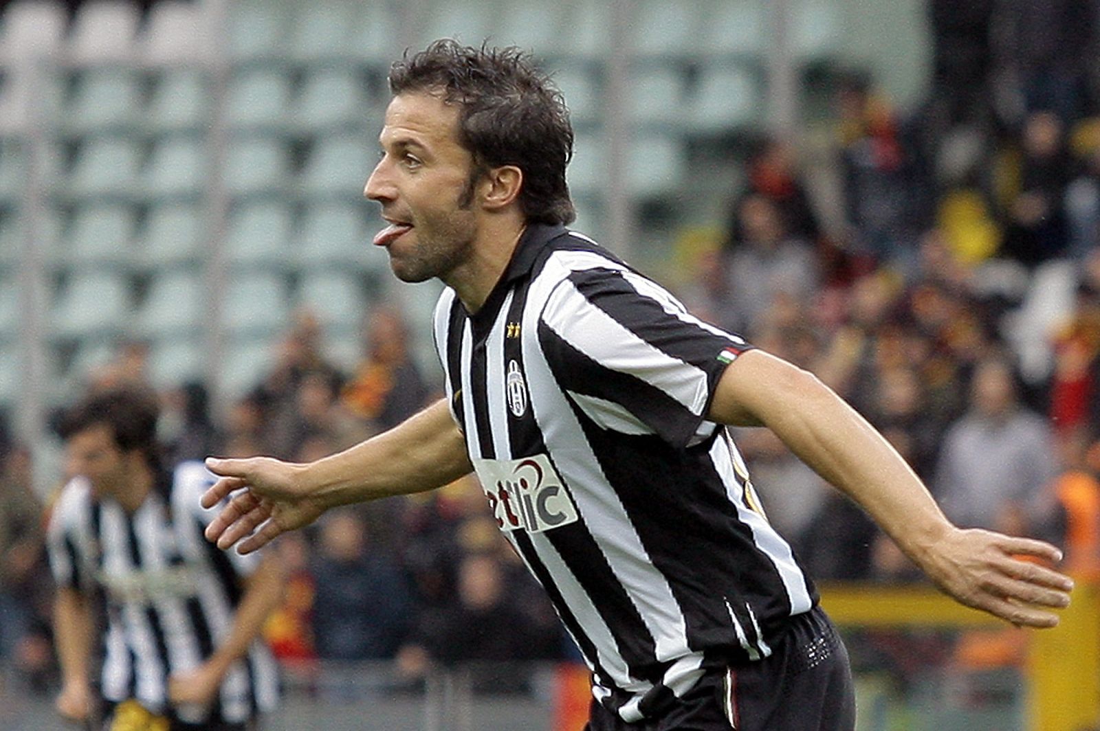 Del Piero, autor de uno de los dos tantos de la Juventus ante el Milan