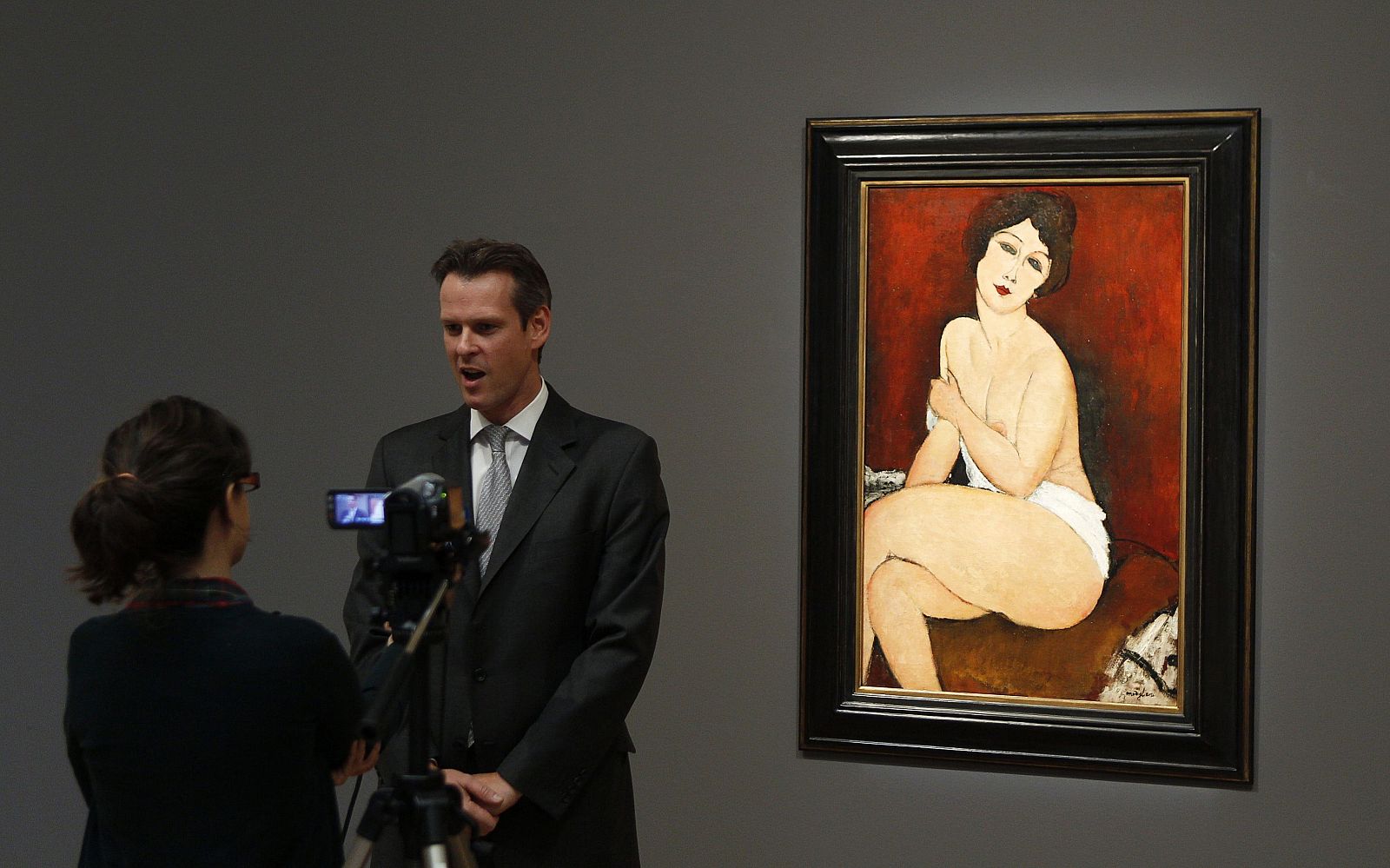 La obra  "La Belle Romaine" de Amedeo Modigliani se ha vendido por 68,9 millones de dólares