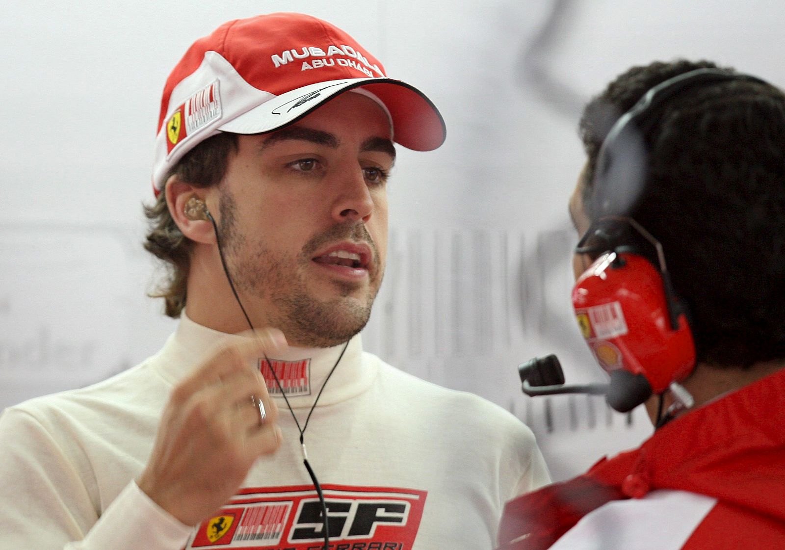 El piloto español Fernando Alonso, de la escudería Ferrari.