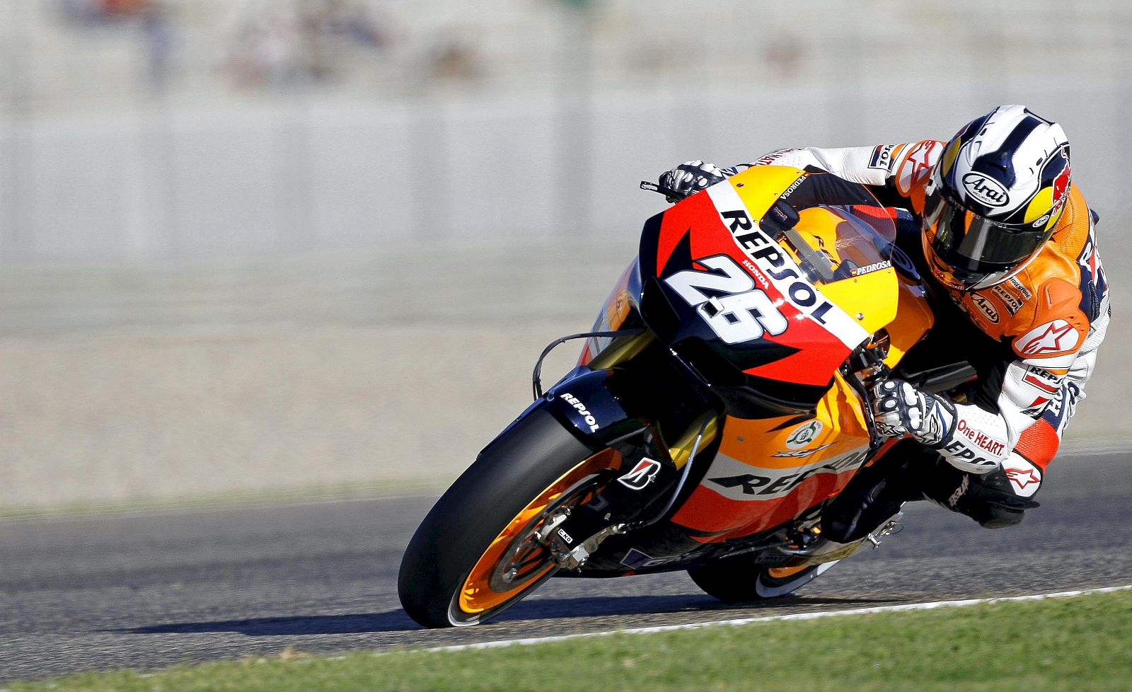 El piloto español de motociclismo en categoría MotoGP Dani Pedrosa.