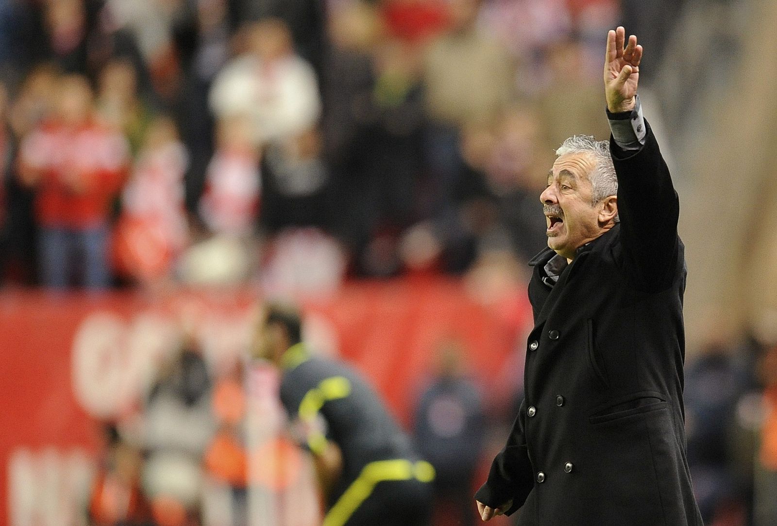 Manolo Preciado, entrenador del Sporting de Gijón.