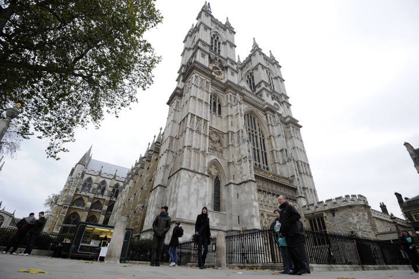 La Abadía de Westminster, situada en el centro de Londres.