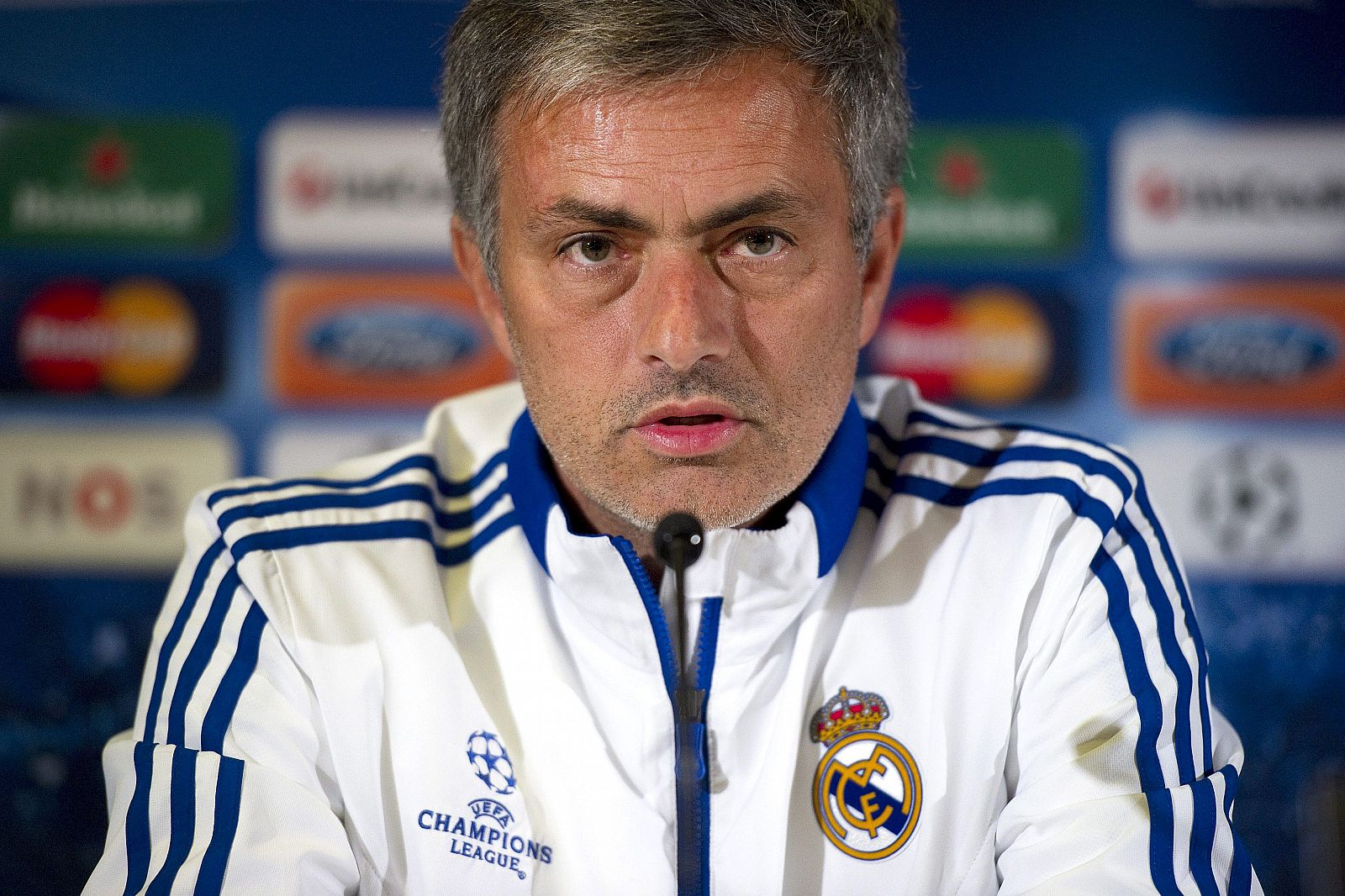 José Mourinho, entrenador del Real Madrid.