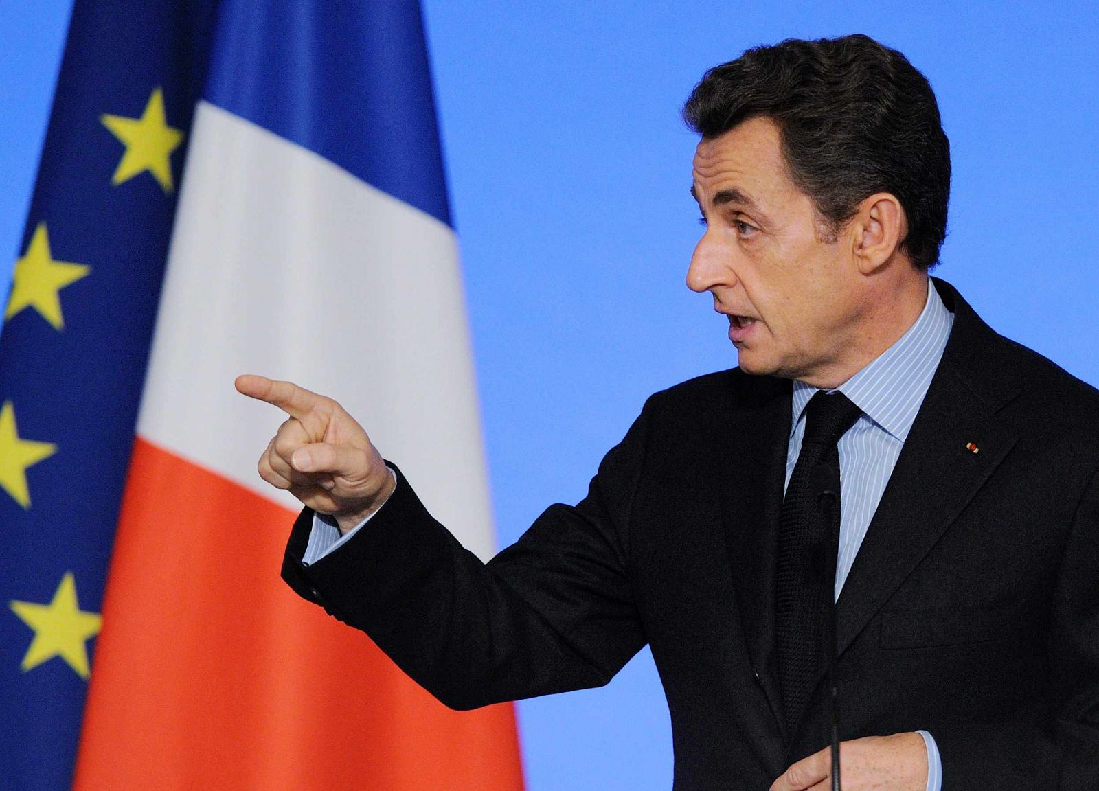 El presidente francés, Nicolas Sarkozy, es conocido por sus relaciones, a menudo difíciles, con los periodistas.