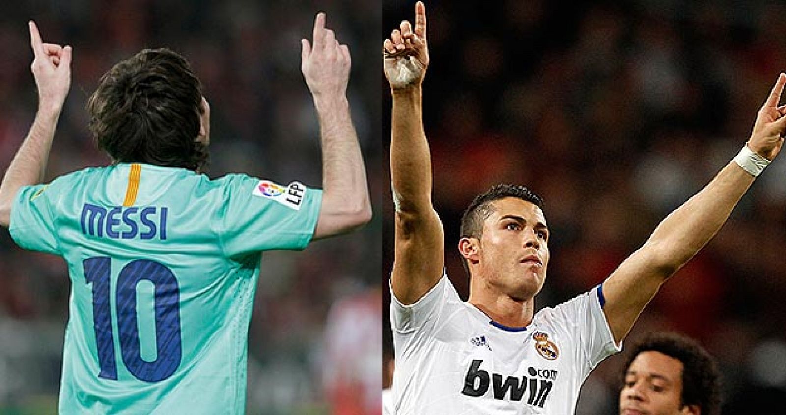 El 'clásico' Barça-Madrid tendrá los ojos puestos especialmente en estos dos hombres, Messi y Cristiano.