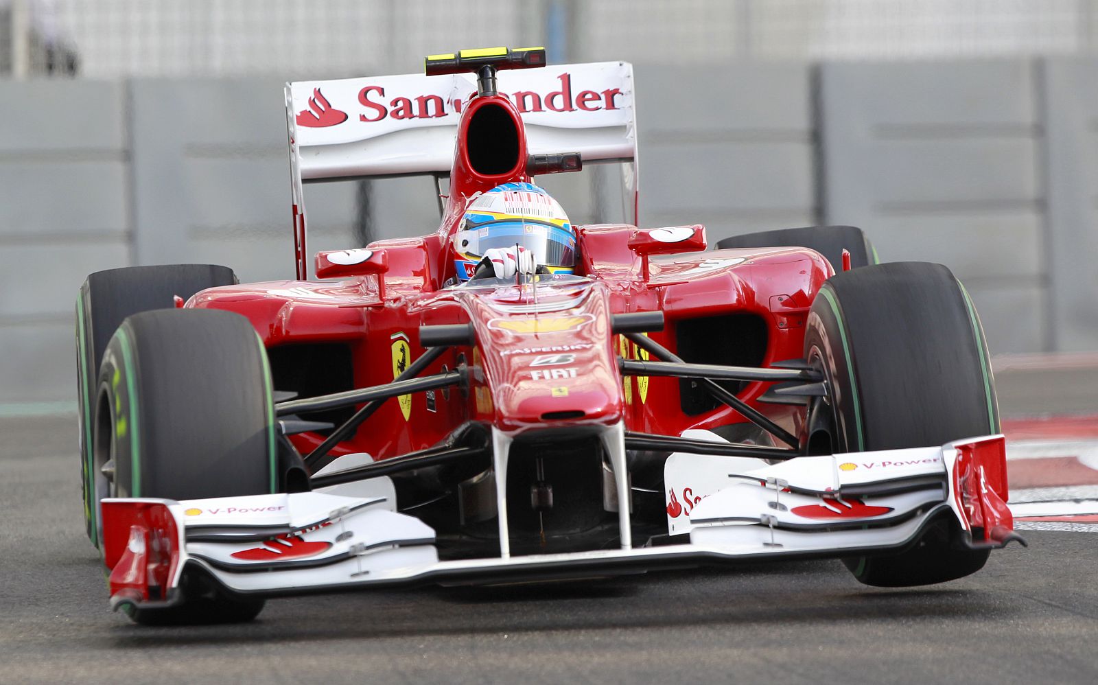 Fernando Alonso llevó el número 8 en la temporada 2010.