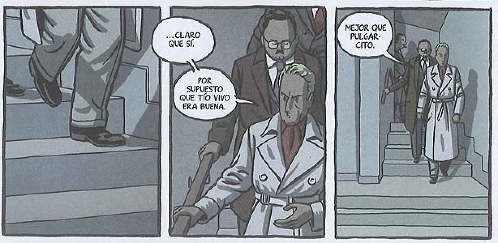 Viñetas de 'El invierno del dibujante', de Paco Roca