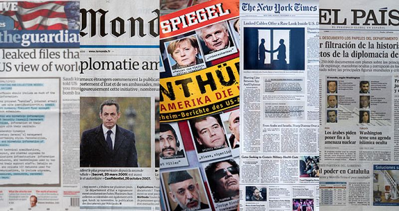 Los cinco apostóles del Mesías Assange.