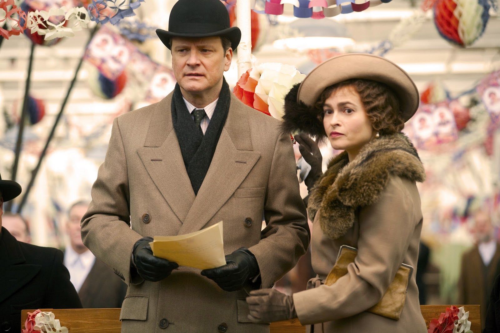 Colin Firth y Helena Bonham Carter protagonizan junto a Geoffrey Rush 'El discurso del rey'.