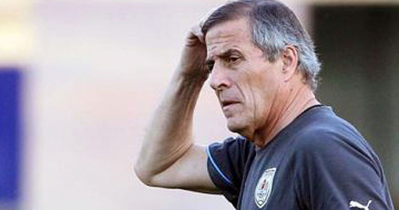 El seleccionador de Uruguay, Oscar Tabárez