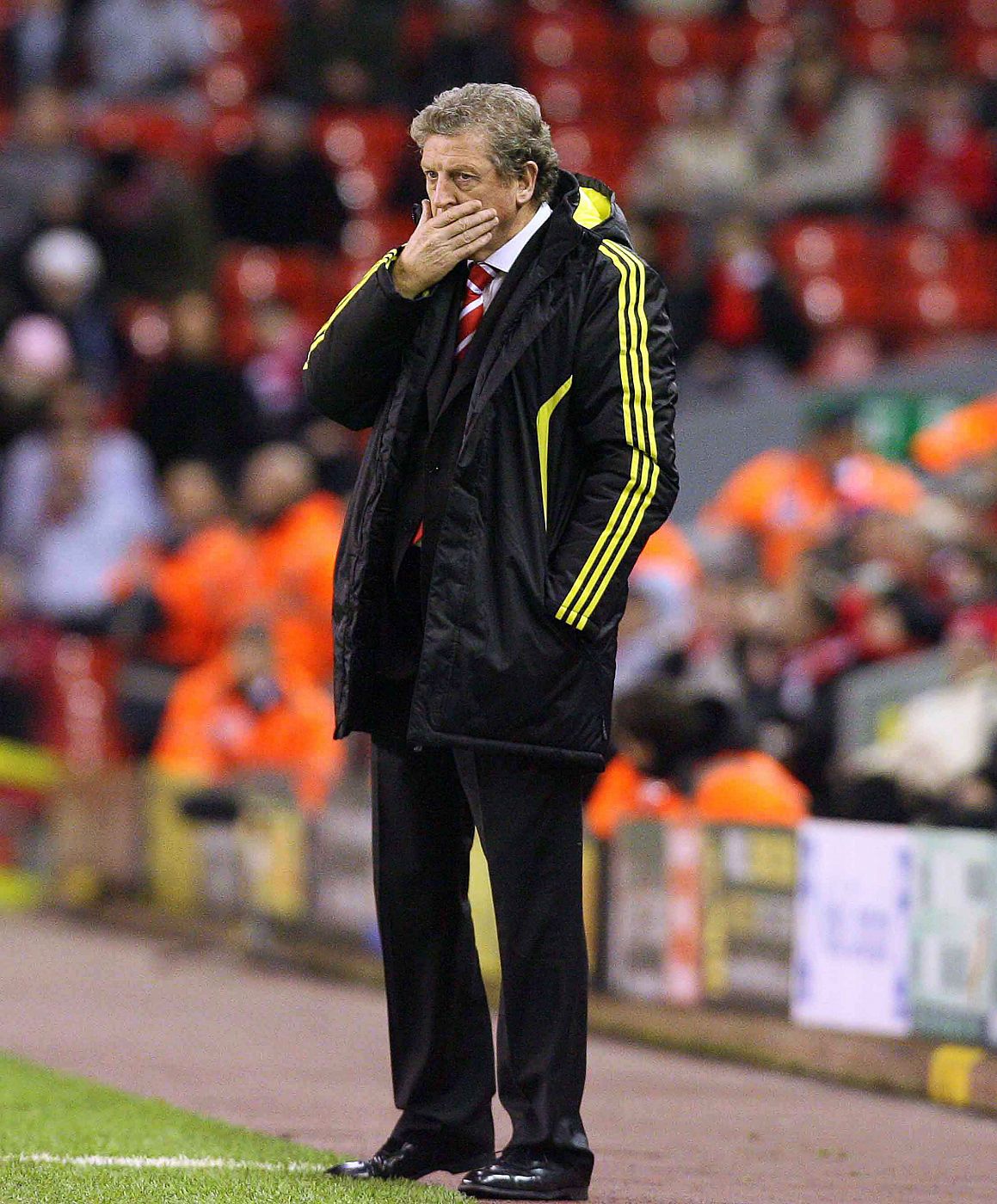 El entrenador del Liverpool, Roy Hodgson.