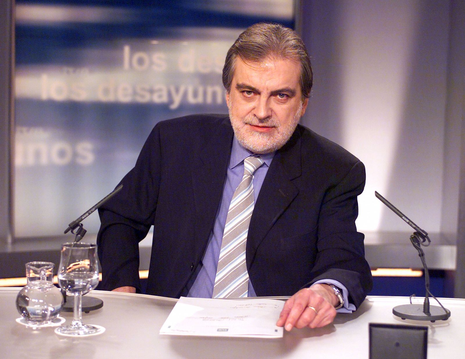 Jesús Mariñas en su etapa de presentador de 'Los Desayunos de TVE'.