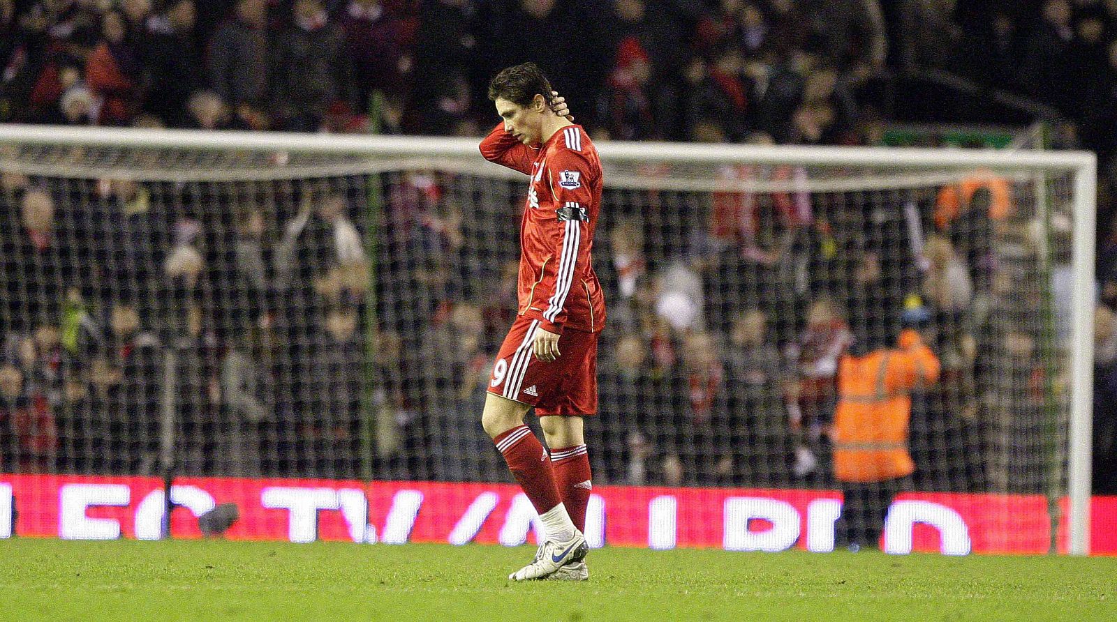 El jugador del Liverpool, el español Fernando Torres.