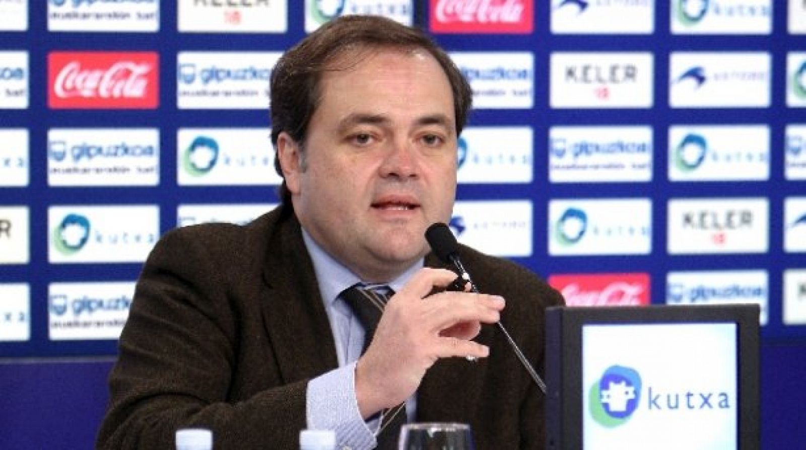 El presidente de la Real Sociedad, Jokin Aperribay