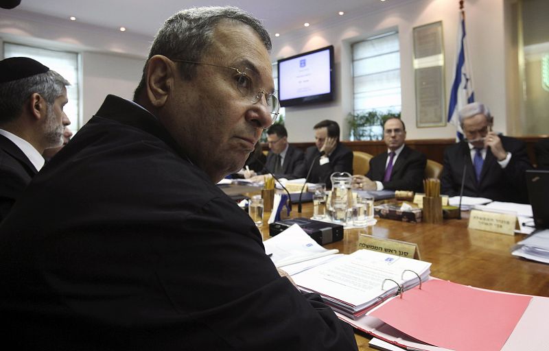 Ehud Barak, ministro de Defensa de Israel, en una reunión del Consejo de Ministros de aquel país el pasado 19 de diciembre de 2010