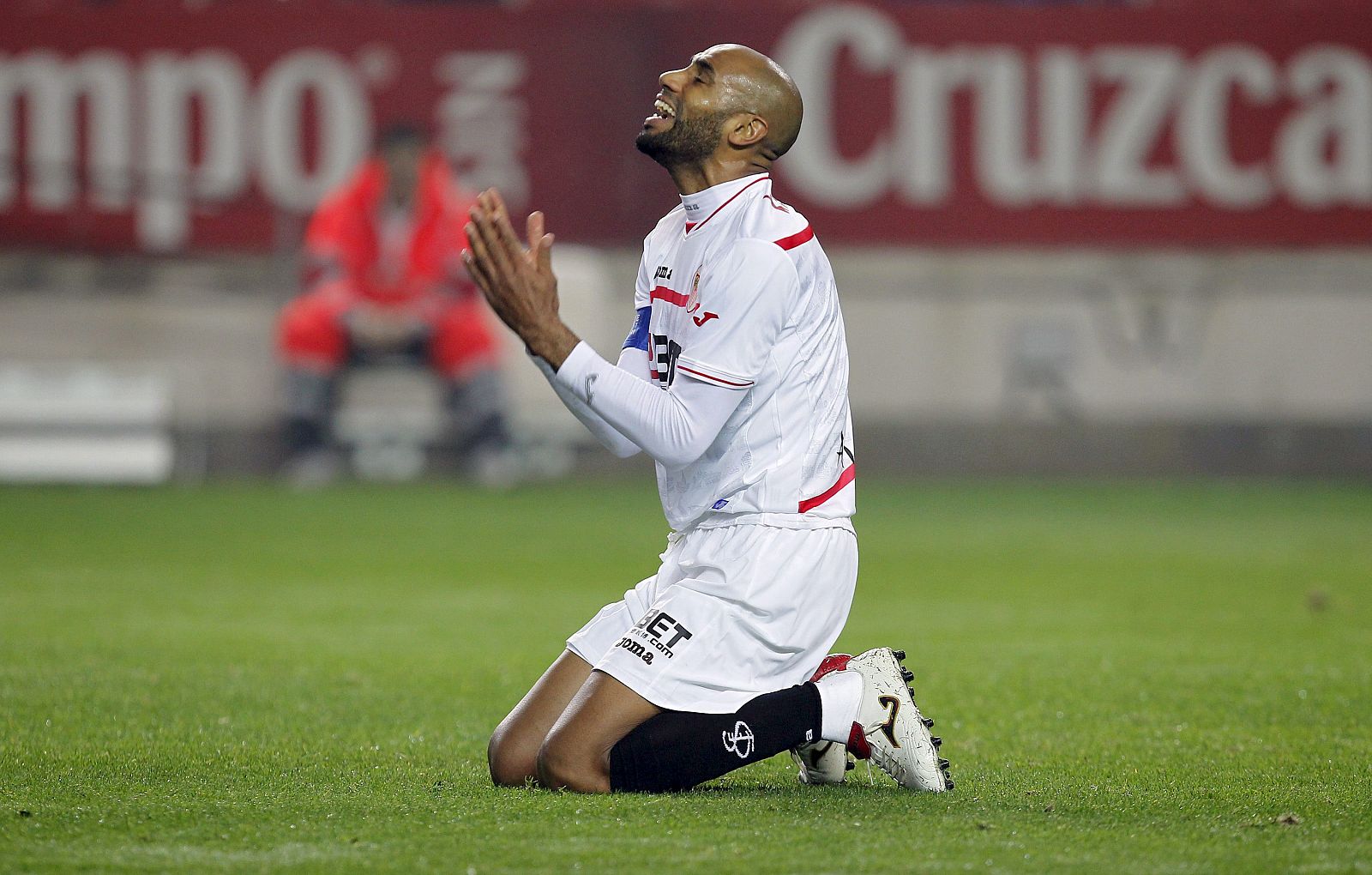 El delantero del Sevilla Kanouté