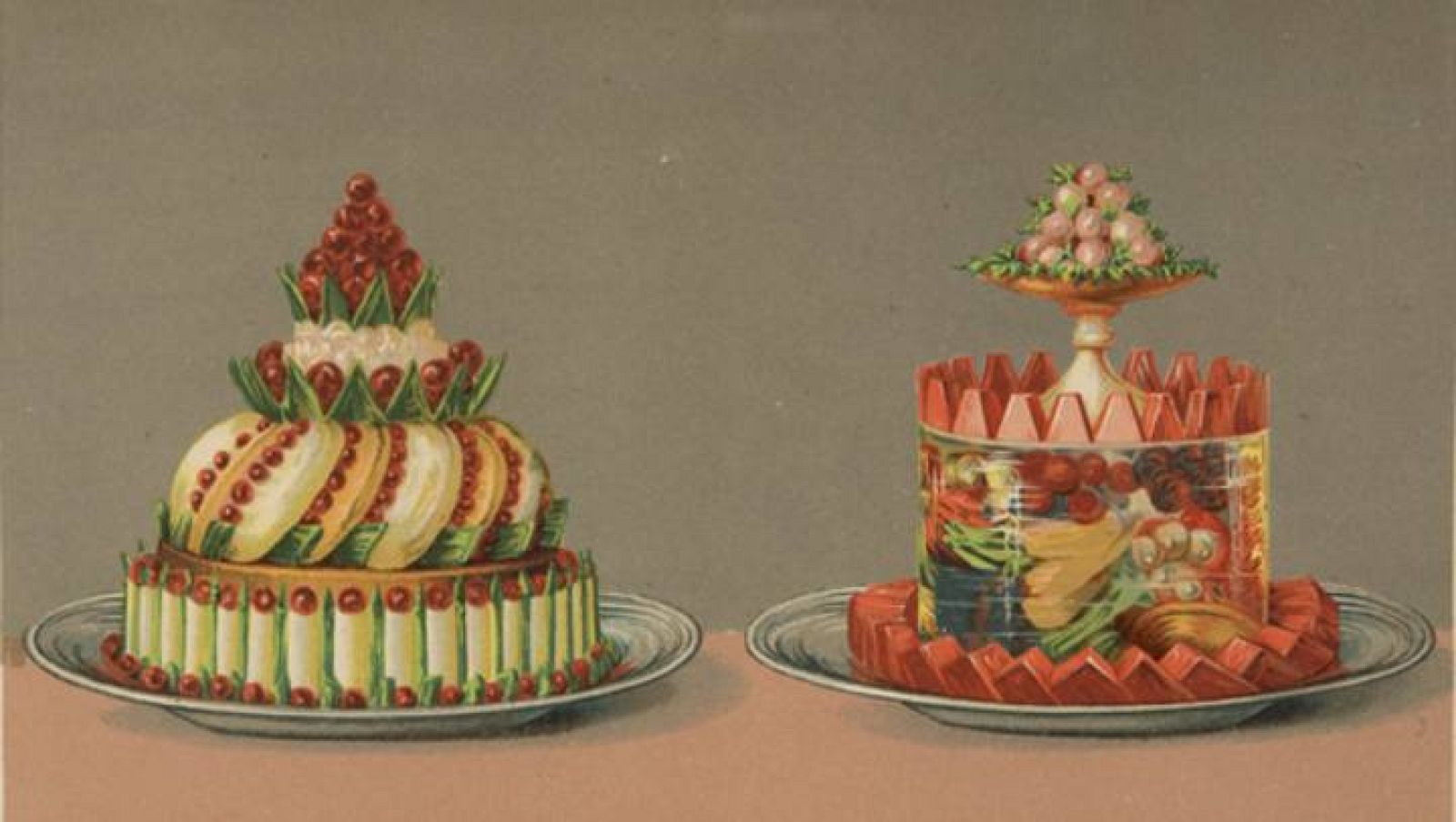 El libro de cocina de Jules Gouffe (1885), expuesto en la Biblioteca Nacional de España.