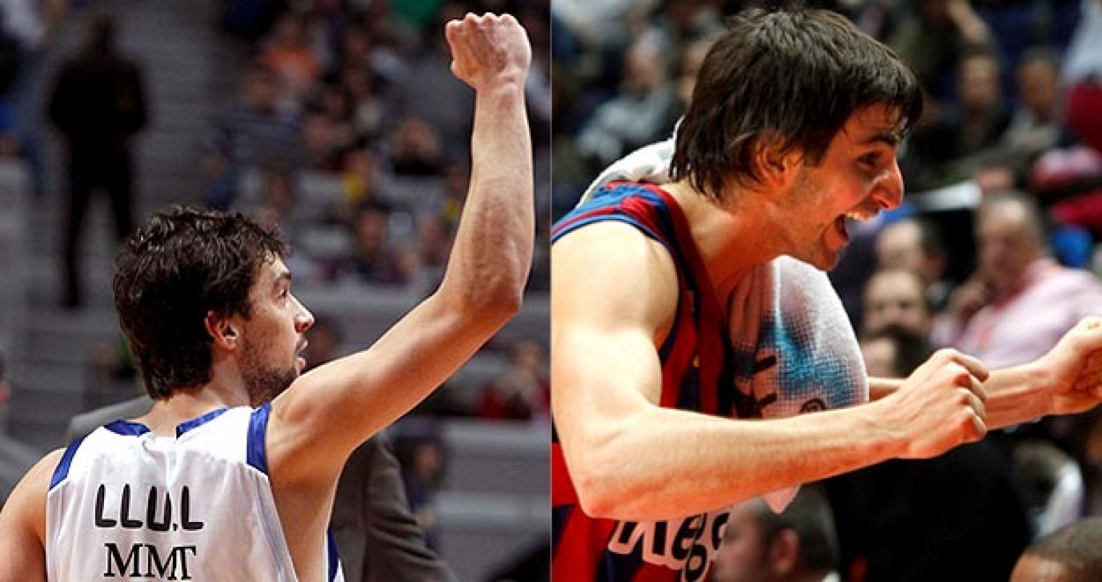 Sergio Llull y Ricky Rubio, los directores del juego madridista y azulgrana, se ven las caras en la final de la Copa del Rey.