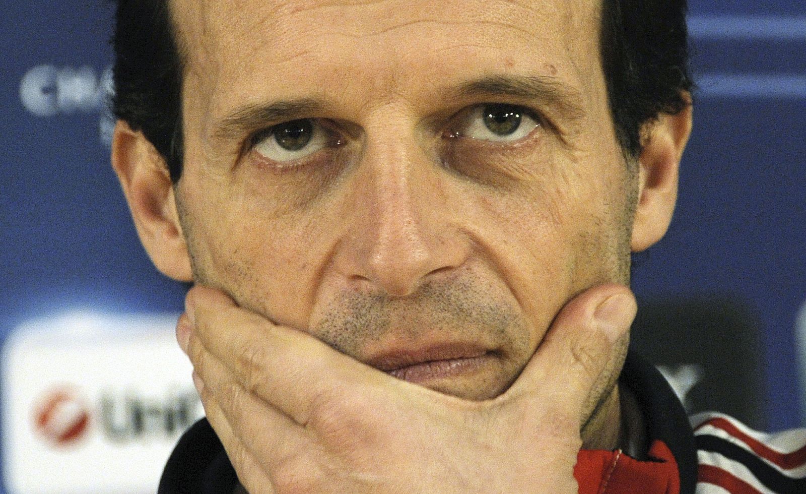 El entrenador del Milan, Massimo Allegri