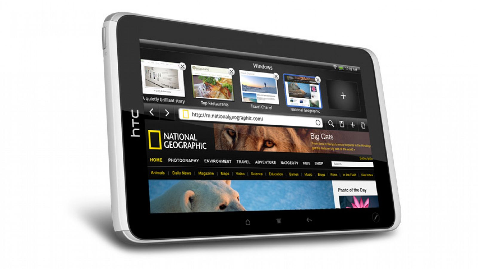 Flyer, la nueva tableta de HTC que se ha presentado en el 'Mobile World Congress' de Barcelona