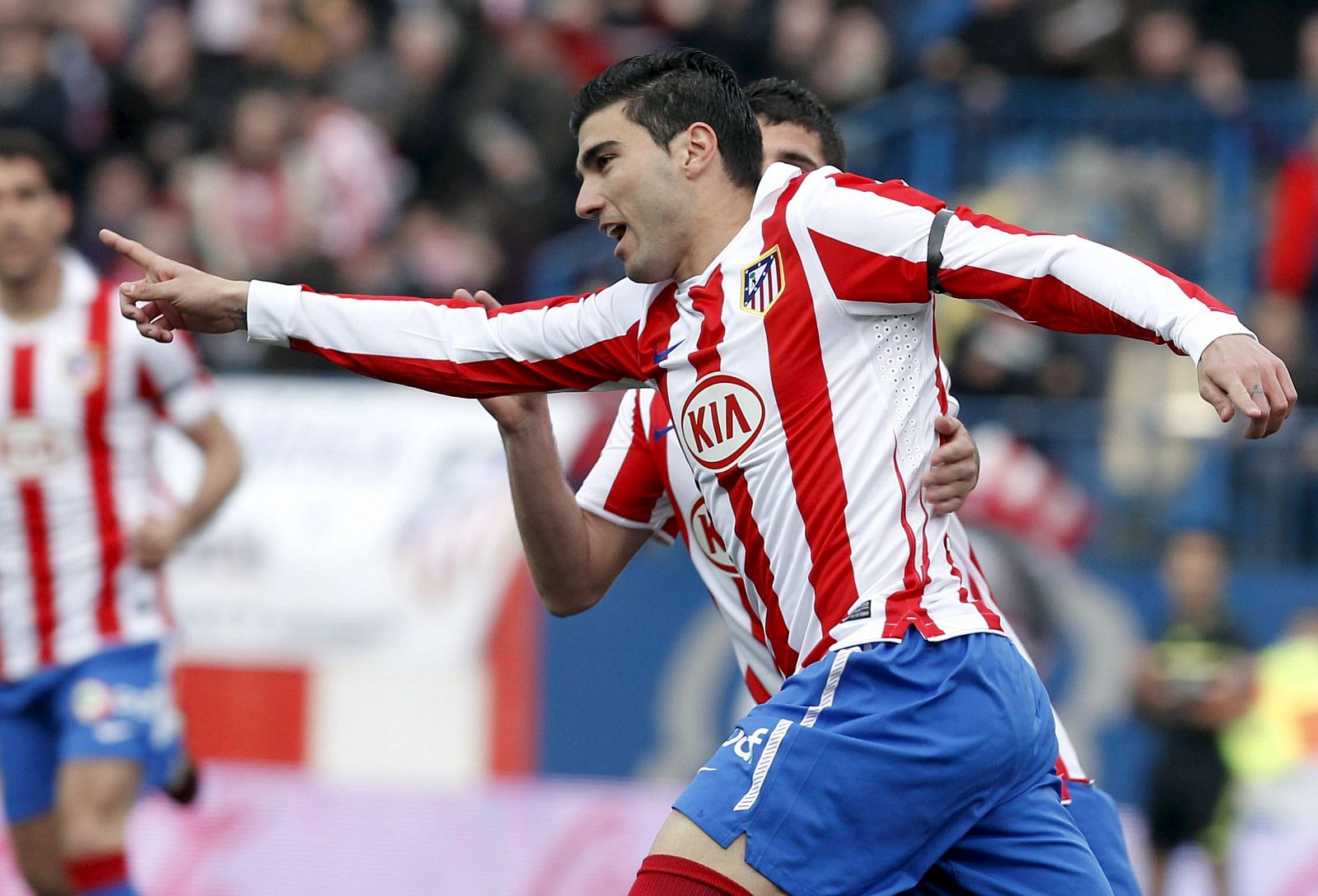 El centrocampista del Atlético de Madrid, José Antonio Reyes