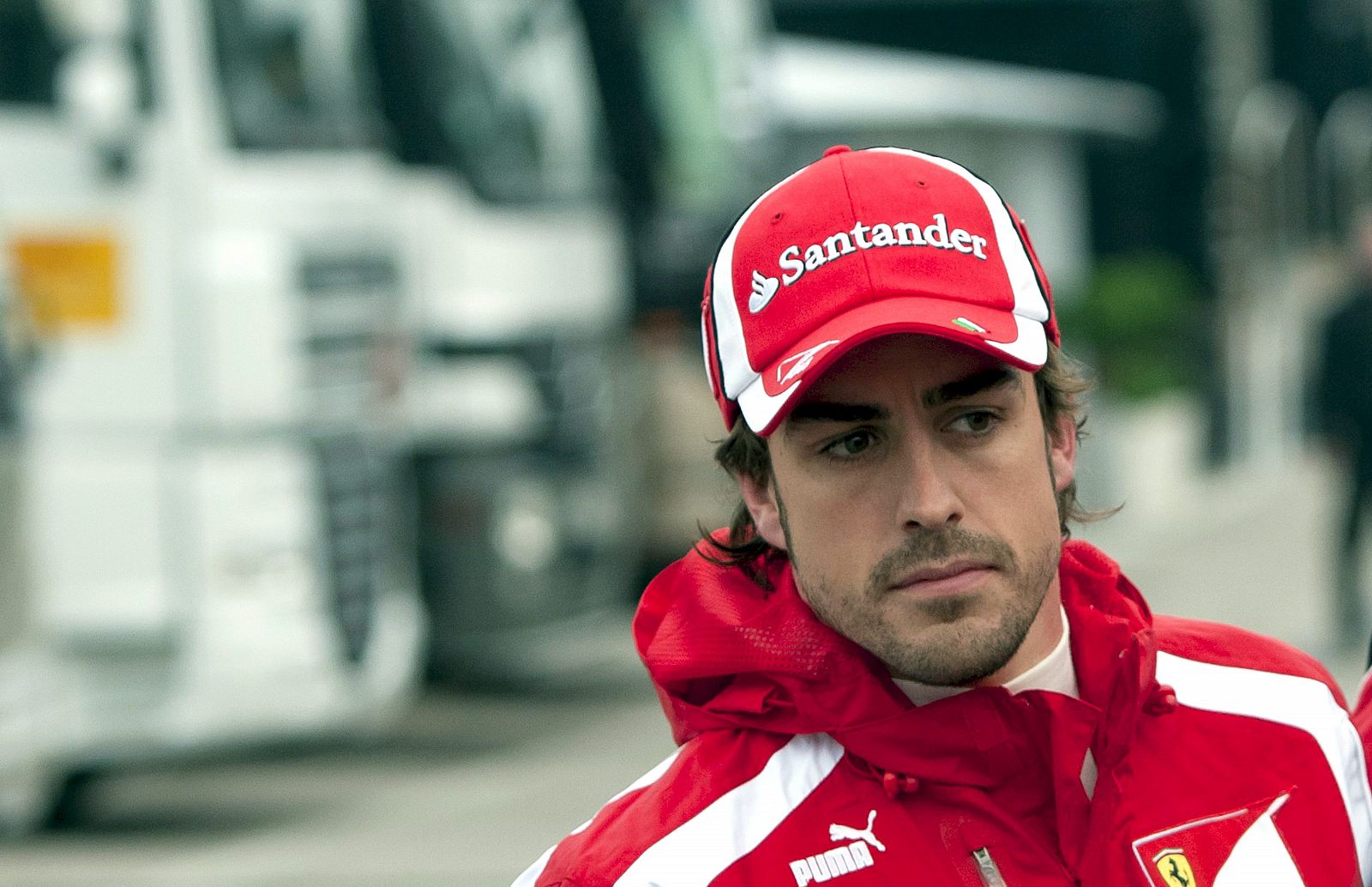 El español Fernando Alonso, de la escudería Ferrari.