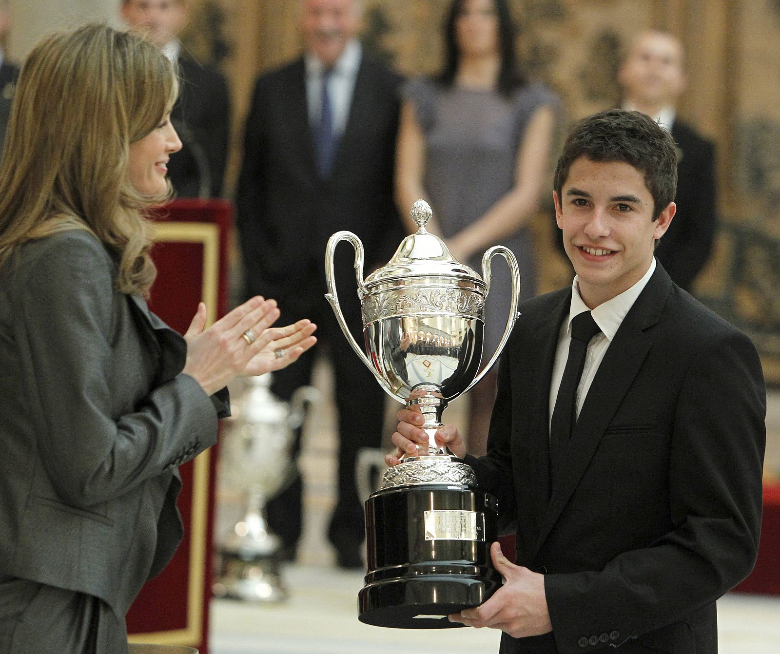 Márquez recibe el Premio Príncesa de Asturias.