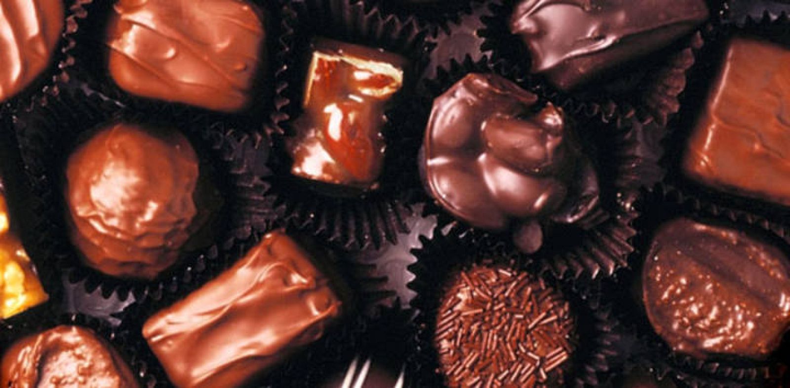 Bombones de dos chocolates