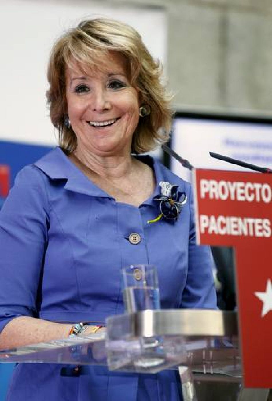 La presidenta de la Comunidad de Madrid, Esperanza Aguirre
