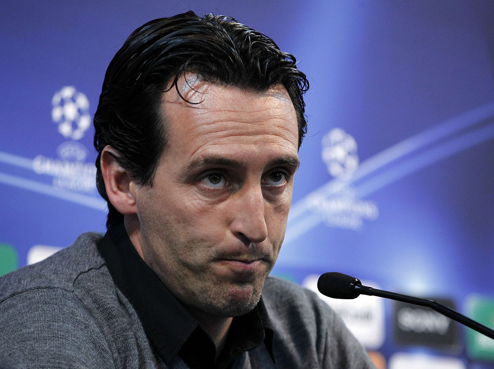 Emery, entrenador del Valencia.