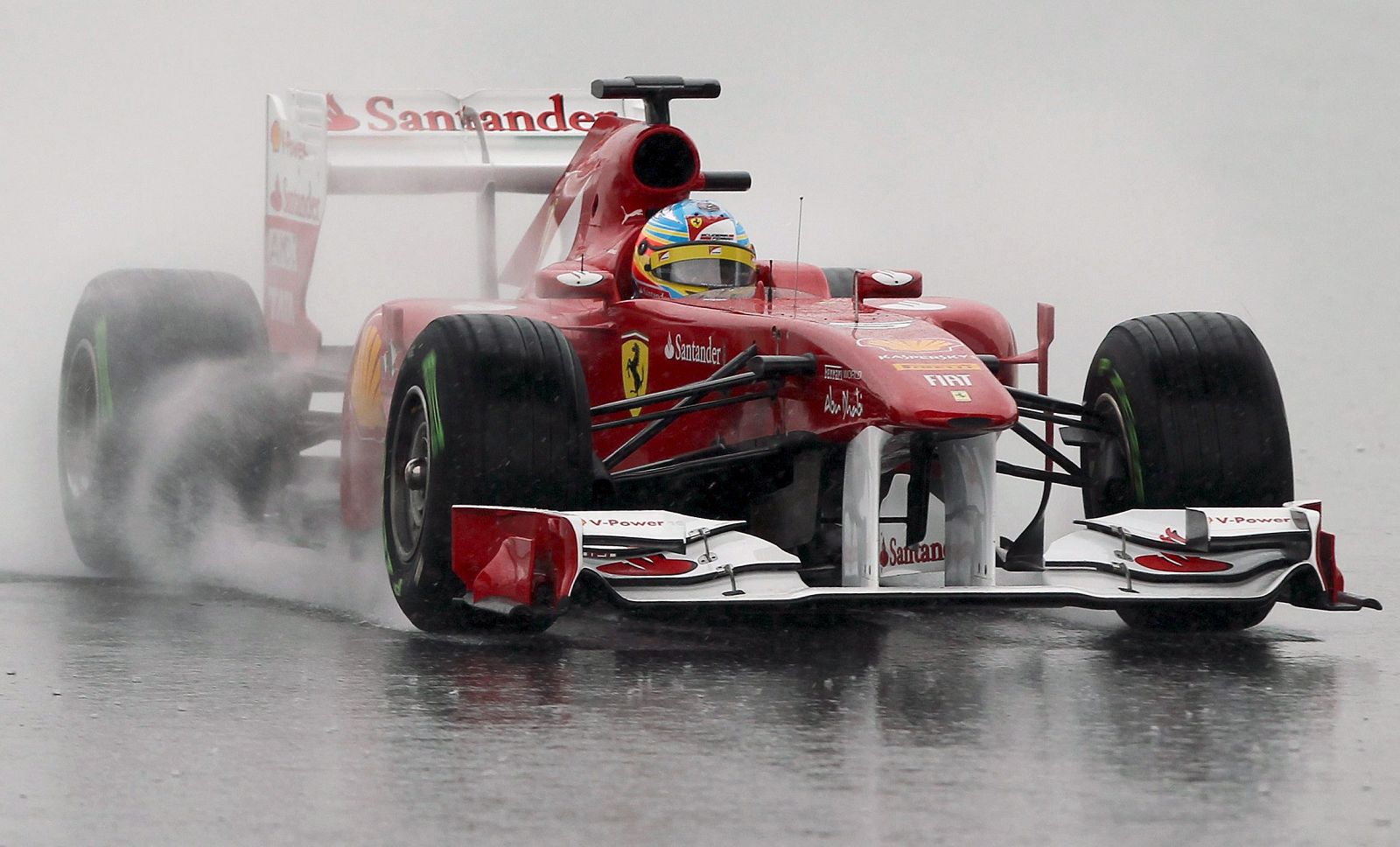 Fernando Alonso, en los ensayos de Montmeló