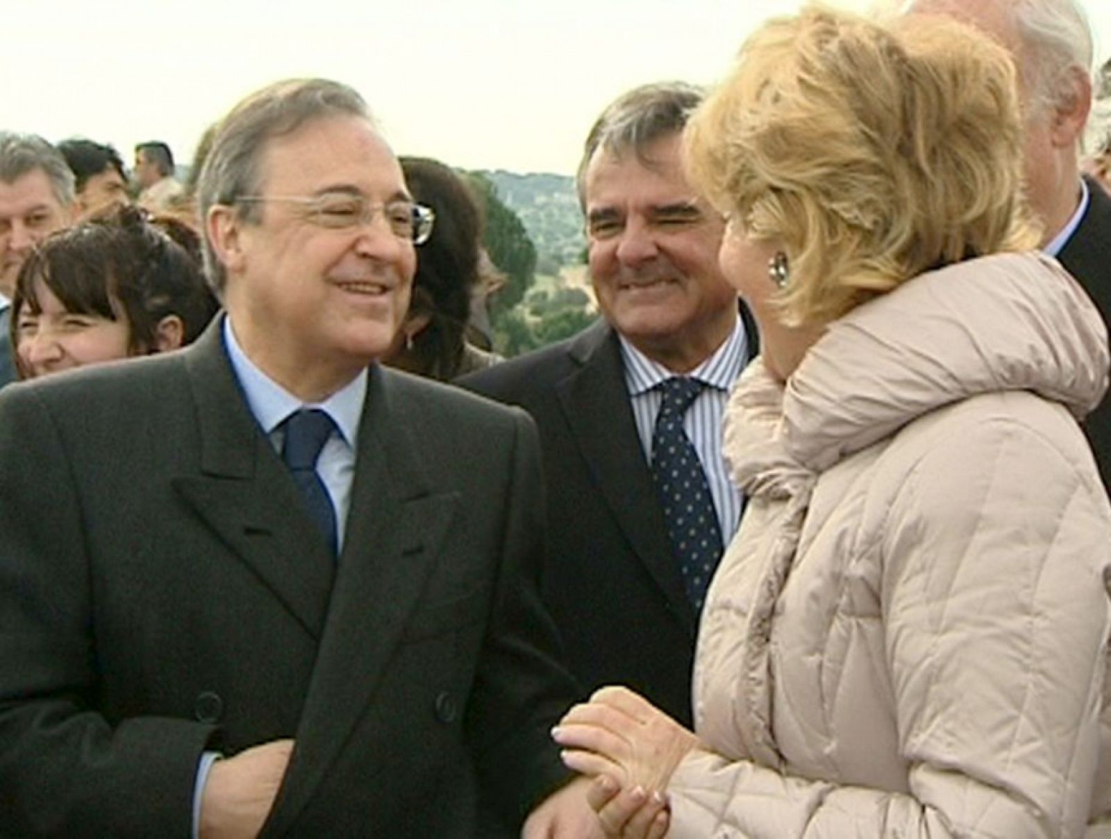 Esperanza Aguirre con Florentino Pérez