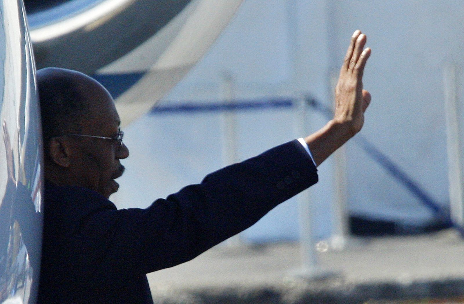 El expresidente Jean Bertrand Aristide a su llegada a Haití