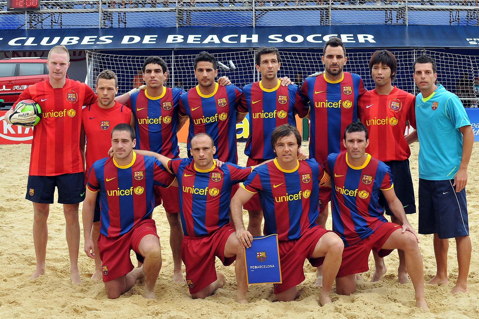 El Barça de fútbol playa