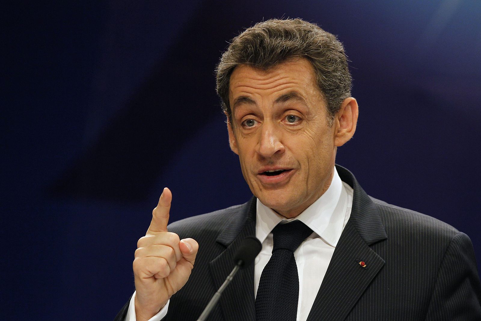 Sarkozy interviene en el seminario del G-20