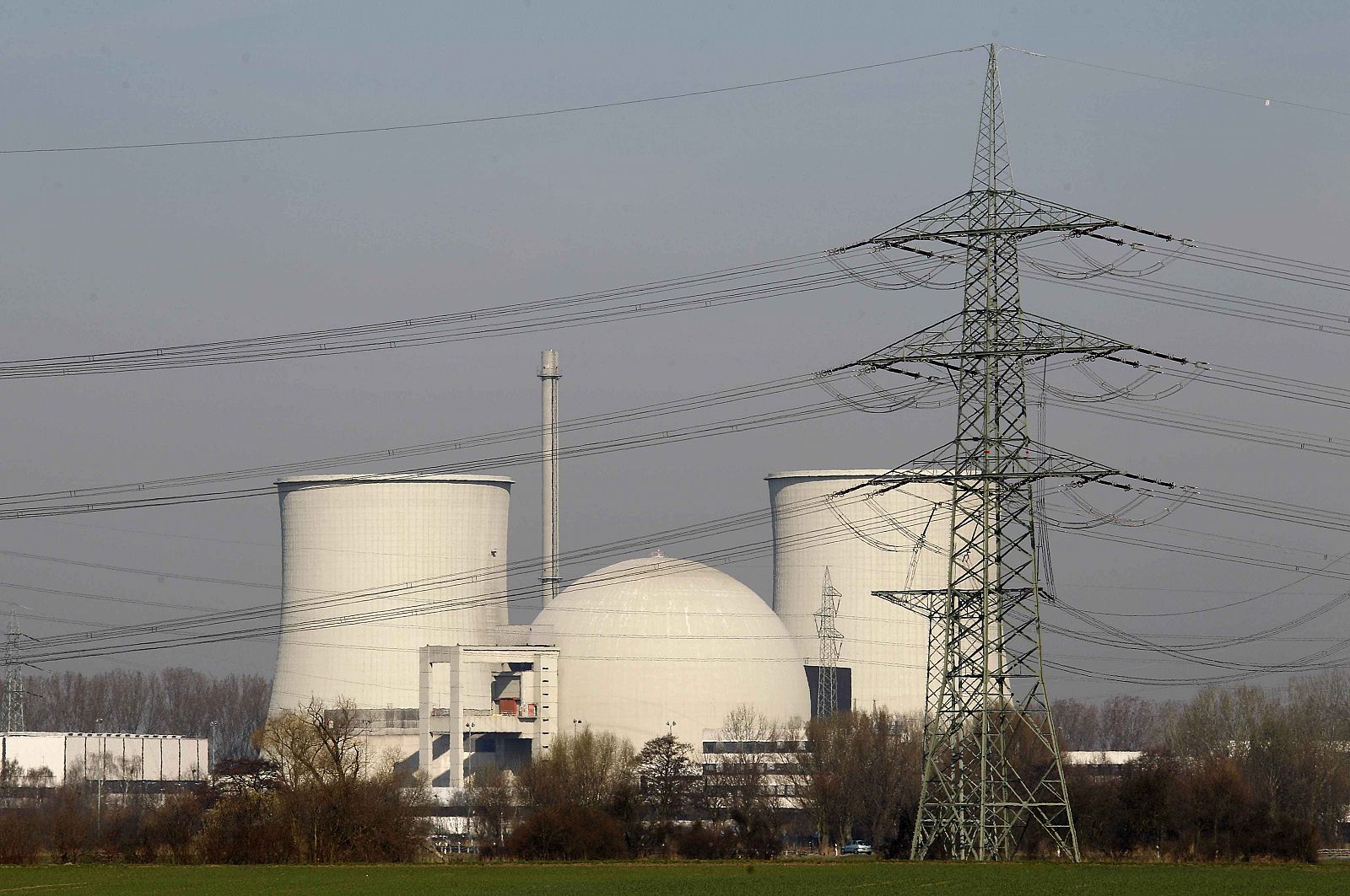 Central nuclear de la compañía energética RWE en Biblis (Alemania).