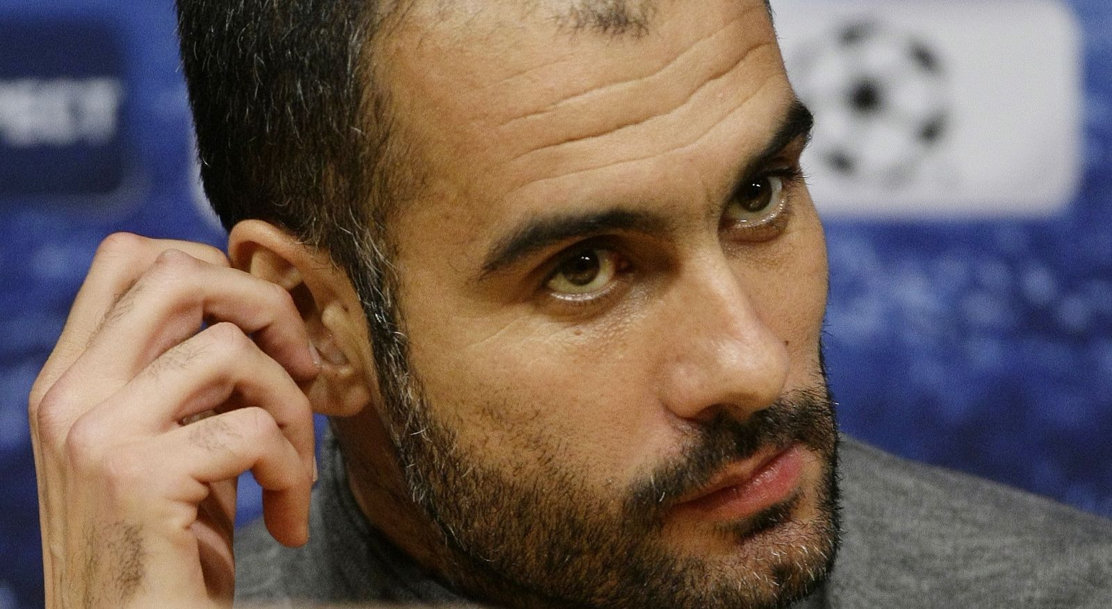 El entrenador del FC Barcelona, Pep Guardiola.