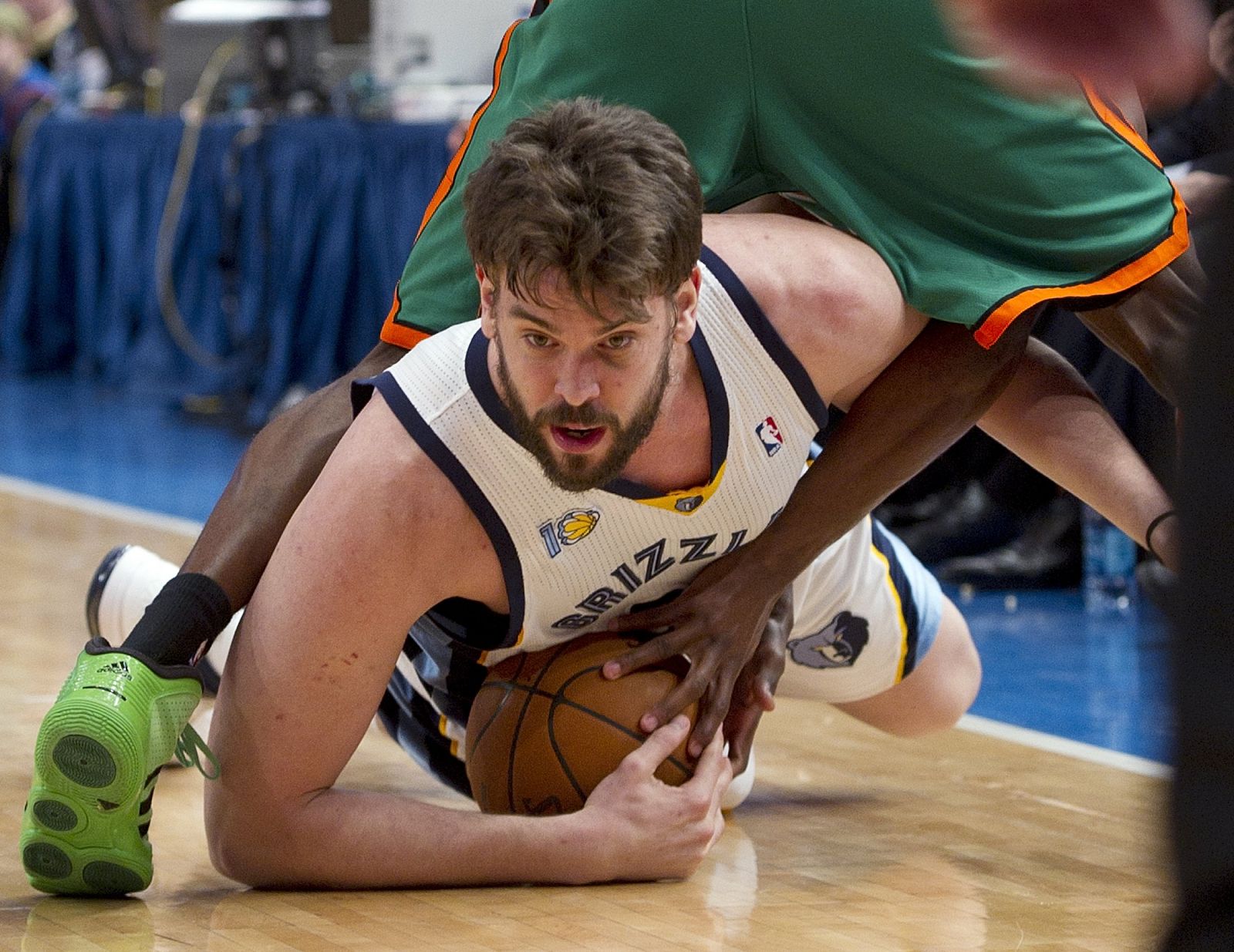 El español Marc Gasol, de los Grizzlies, durante un partido de su equipo.